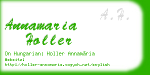 annamaria holler business card