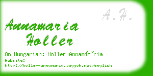 annamaria holler business card